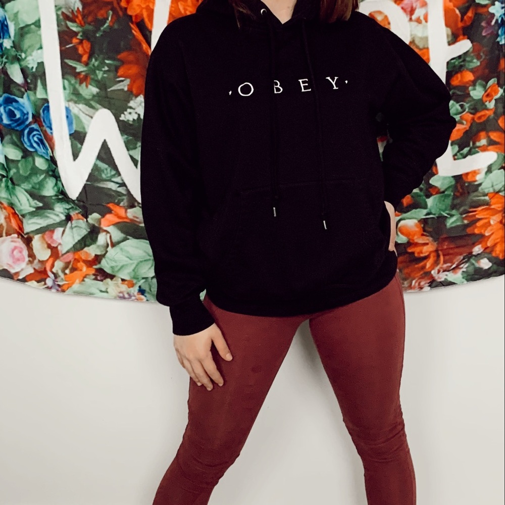 OBEY hoodie black